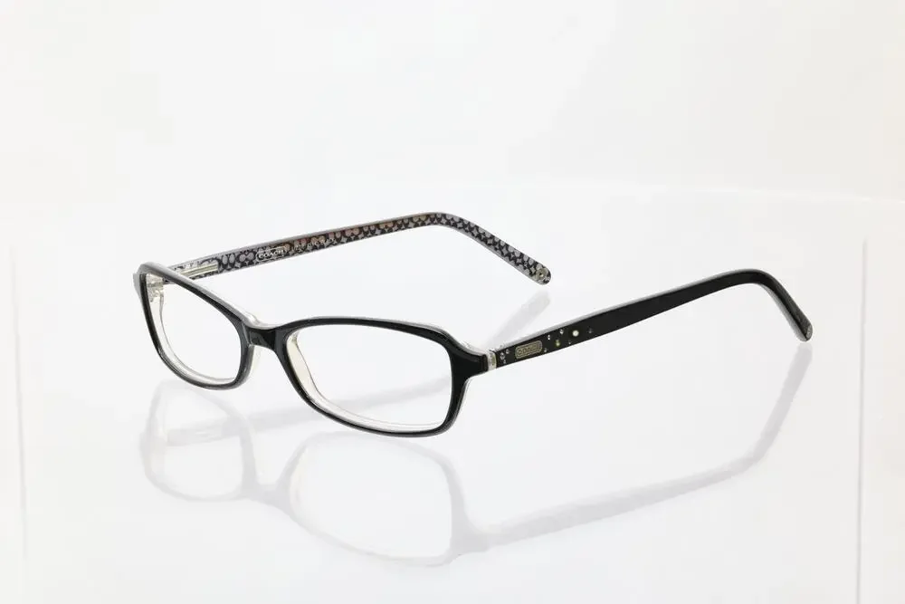 Coach LIZZIE (514) BLACK Eyeglass FRAMES ONLY - GOOD CONDITION
